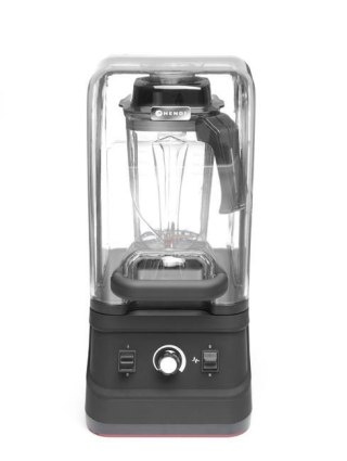 Blender barowy HENDI 2,5L 1680W z obudową wyciszającą do smoothie i kruszenia lodu 230602 – 250×300×540 mm