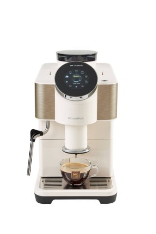 Ekspres automatyczny Dr Coffee H1 biały młynek ceramiczny 19 bar do domu i biura