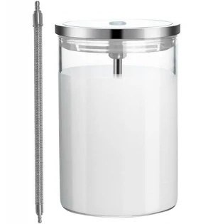 Szklany pojemnik na mleko Dr.Coffee H2 do cappuccino