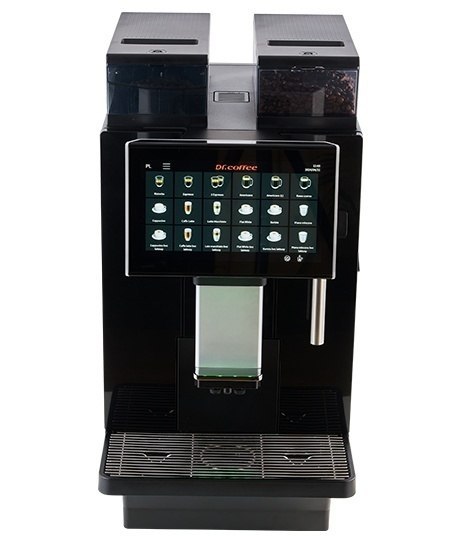 ekran dotykowy ekspresu Dr.Coffee Coffee Express 10 cali obsługa One Touch