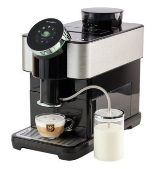 Ekspres automatyczny Dr Coffee H2 One Touch czarny system mleczny 19 bar do domu i biura