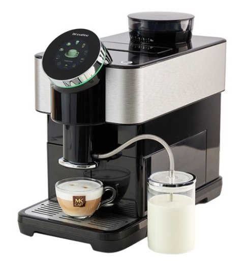 ekspres Dr.Coffee H2 czarny przygotowanie cappuccino jednym przyciskiem