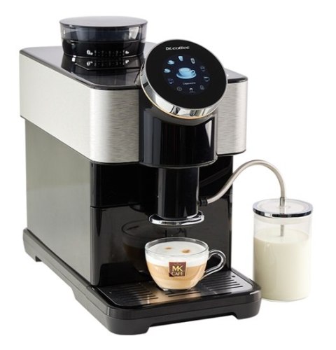 czarny ekspres do kawy Dr.Coffee H2 widok front