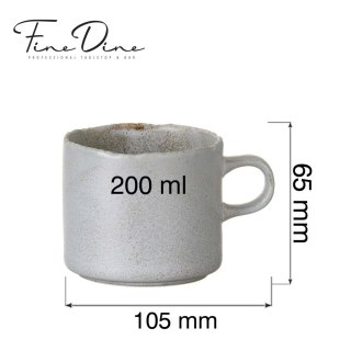 Filiżanka do cappuccino 200 ml Stark szara Fine Dine 762196