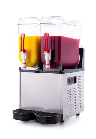 Granitor 2×12L Resto Quality SLUSH24.I inox do granity, slush i napojów lodowych – 390×530×770 mm