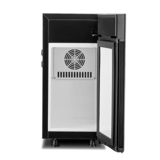 Lodówka do mleka Fresco C4 4L 0-4°C do ekspresów automatycznych uniwersalna czarna ze szklanym frontem – 220x450x454 mm