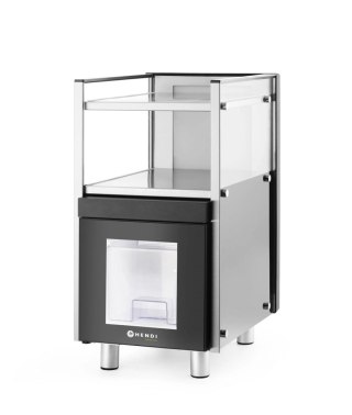Lodówka na mleko 3,5L z podgrzewaczem filiżanek do ekspresów automatycznych HENDI 209080 – 313x442x613 mm