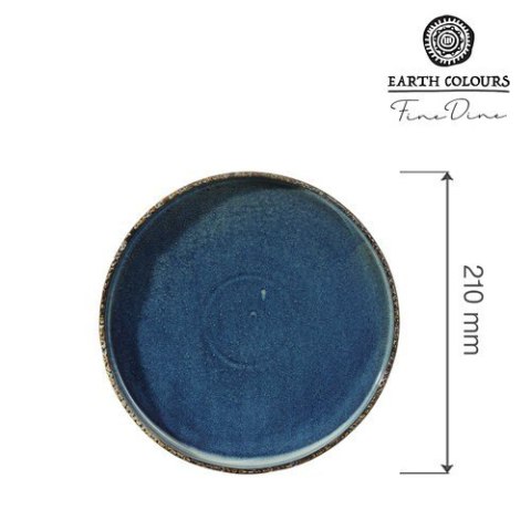 Niebieski talerzyk Eminence 210 mm do ciasta i lodów