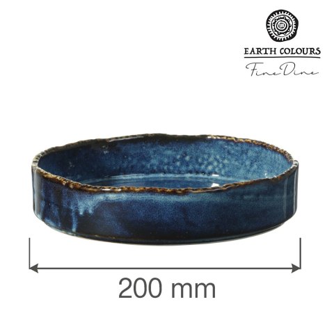 Talerzyk deserowy z wysokim rantem 200 mm Eminence niebieski Fine Dine 768280
