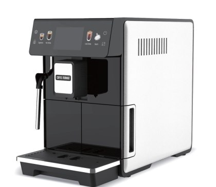 Automatyczny ekspres MINI STEAM WHITE Coffee Format biały z dyszą pary do domu i małego biura