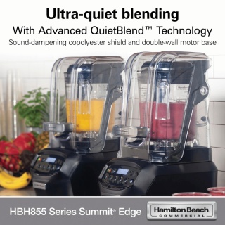 Blender barmański Summit Edge 1,4L Hamilton Beach HBH855-CE do pracy ciągłej – 229×305×473 mm
