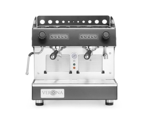 ekspres kolbowy 207499 Verona Julia Compact 2 grupy czarny