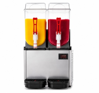 Granitor 2×12L Resto Quality SLUSH24.I inox do granity, slush i napojów lodowych – 390×530×770 mm
