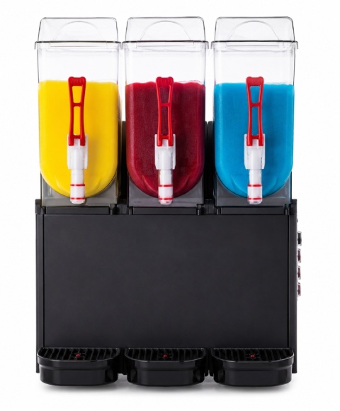 Czarny granitor 3x12L Resto Quality SLUSH36.B