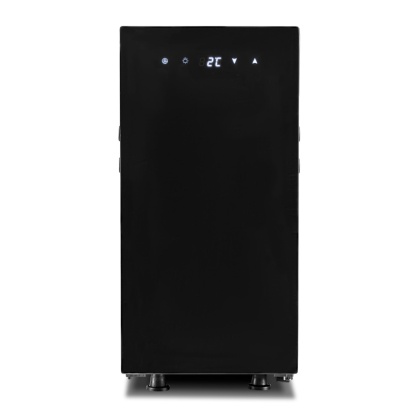Lodówka na mleko 4x1L do ekspresu RQK90 czarna ze szklanym frontem Resto Quality RQM90 – 220x455x457 mm