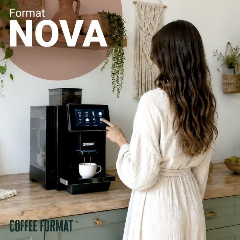 Coffee Format NOVA 4L Black czarny ekspres do aneksu pracowniczego