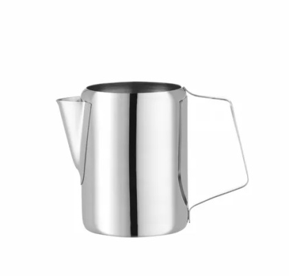 Dzbanek do spieniania mleka 350 ml ze stali nierdzewnej prosty – ⌀85x110 mm Hendi 451007