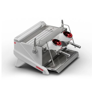 Izensso Raptor White 2-grupowy – ekspres kolbowy do kawy i herbaty z Tea Mode biały