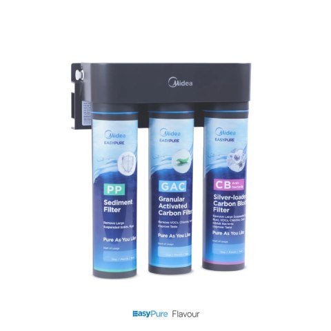Midea EasyPure Flavour z wkładami PP GAC i CB AG+