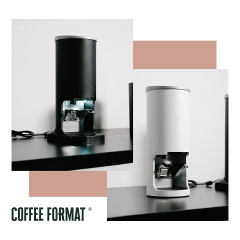 Profesjonalny automatyczny tamper Coffee Format White lub Black dla baristów