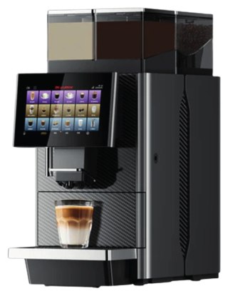 Ekspres automatyczny T200 Dr. Coffee 300 filiżanek/dzień 2 młynki 24 napoje do dużego biura 1202429