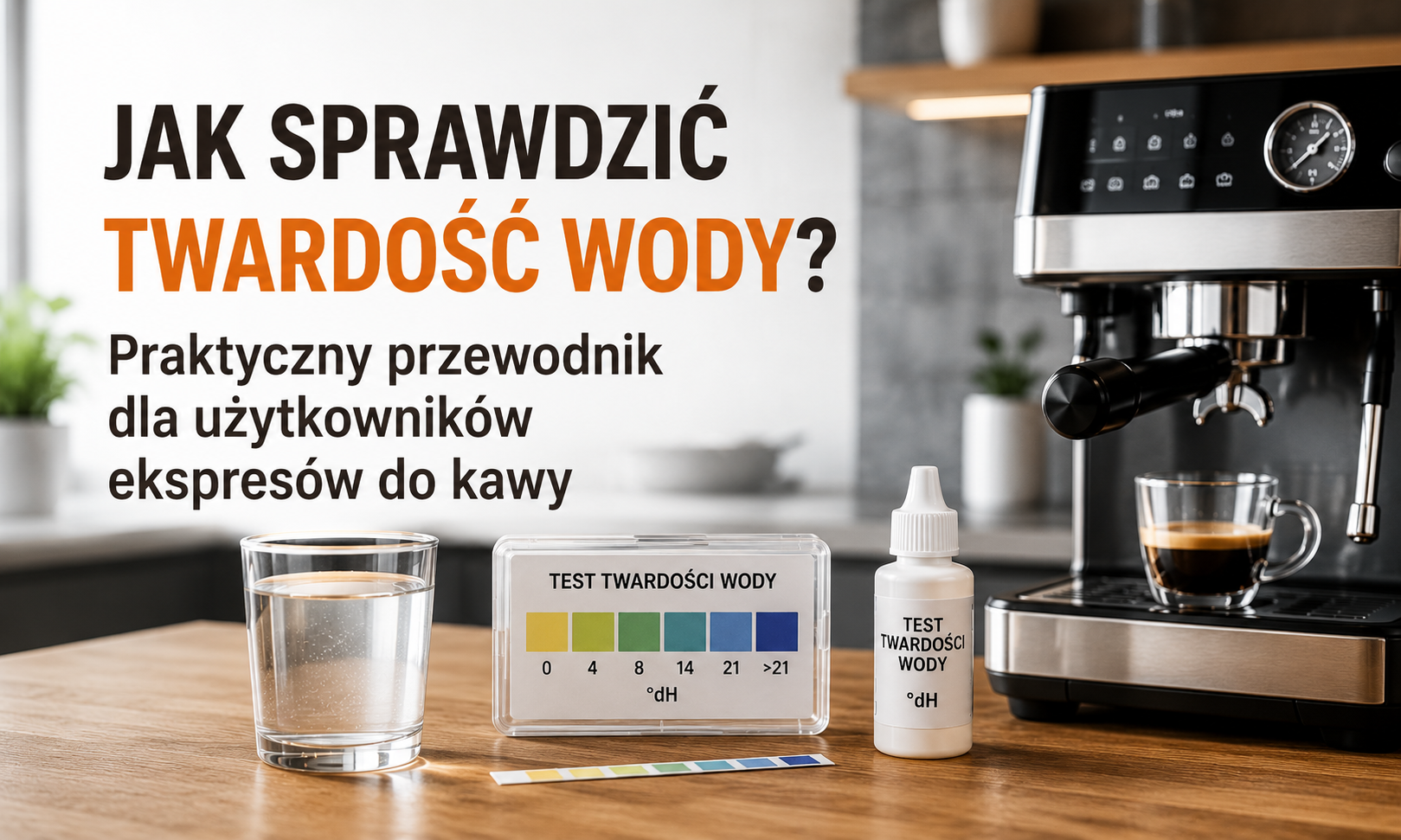 Jak sprawdzić twardość wody? Praktyczny przewodnik dla użytkowników ekspresów do kawy