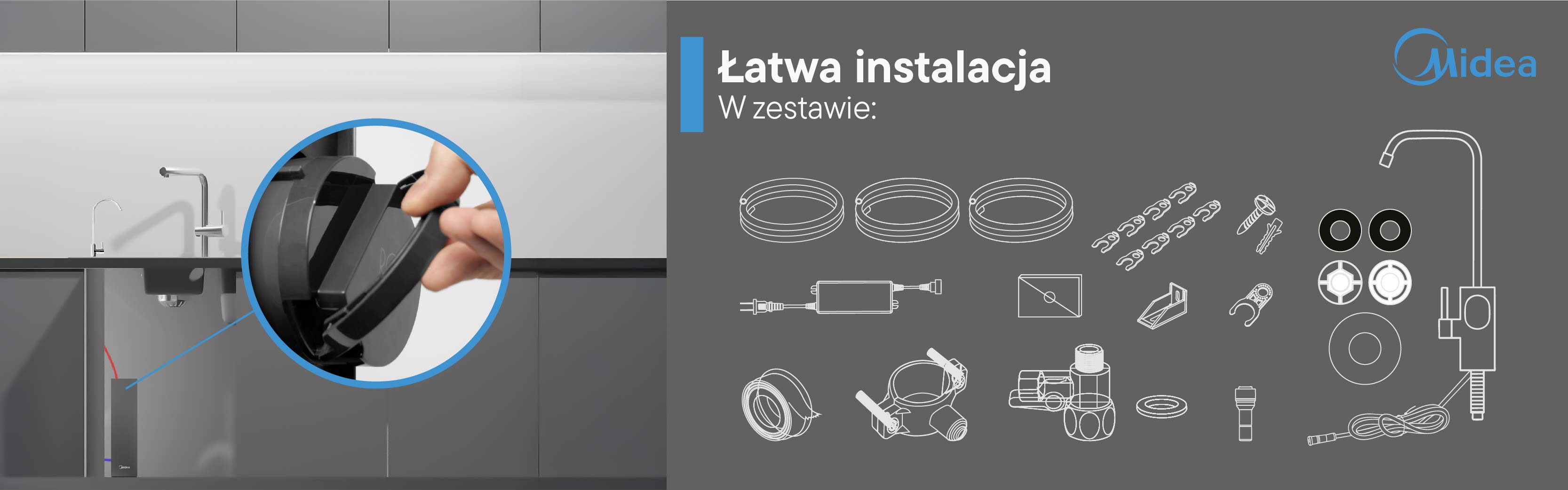 Samodzielna instalacja pod zlewem